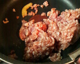 簡単彼ご飯❤豚挽肉とごぼうのどんぶり作り方2写真