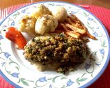 ラム肉のハーブパン粉焼き　作り方6写真