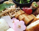 お花見♪行楽弁当♪作り方3写真