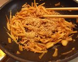 たけのことちくわ☆旨辛きんぴら作り方4写真