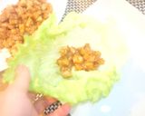 鶏肉と筍炒めのレタス包み作り方5写真