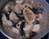 エリンギとひじきを料理のための清酒で♪作り方3写真