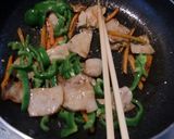 お弁当にメキシカンポークのわさび醤油味♡作り方3写真