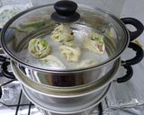 ベーコン蒸しパン・・・中華花巻作り方10写真