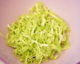 生姜マヨでキャベツトースト作り方1写真