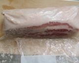 かぼちゃ＆れんこんの塩麹豚バラ炒め作り方1写真