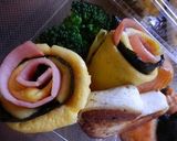 たまご一個簡単お弁当の卵焼き作り方7写真