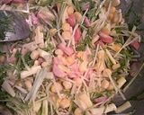 コーンと水菜のチーズチヂミ★ピザ味作り方3写真