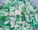 ＊青梗菜のごまたっぷり坦々風ひき肉炒め＊作り方3写真