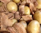 新じゃがと豚バラ肉の炊き上げ作り方9写真