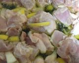 春の彩り、さっぱりほろにが照り焼き♪作り方3写真