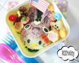 H@ppy弁当.豹柄RODY.Kitty作り方5写真