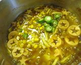 魚ニソ×オクラのお星様カレースープパスタ作り方8写真