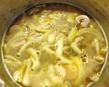 魚ニソ×オクラのお星様カレースープパスタ作り方7写真