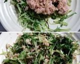 即行1品☆簡単水菜とツナの和え物作り方2写真