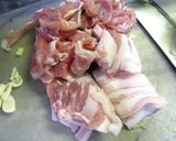 ■豚肉と白菜のクリームパスタ■作り方2写真