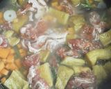 塩麹豚と山菜の炊き込みごはん作り方3写真