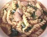 ラム肉カレースープパスタ作り方4写真