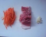 豚肉ともやしのにんにく醤油炒め作り方1写真