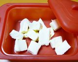 塩麹豆腐チーズケーキ☆シリコンスチーマー作り方1写真