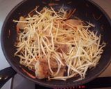 豚肉ともやしのにんにく醤油炒め作り方5写真