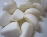 カブ・エビ・鶏の煮物作り方6写真