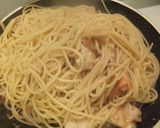 フレッシュバジルとシーフードの和風パスタ作り方5写真