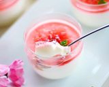 ❀桜・香味❀ヨーグルトみるくプリン作り方13写真