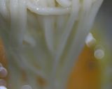 アンチョビで釜玉作り方8写真