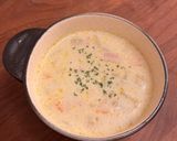 簡単！優しい味の豆乳スープ作り方5写真