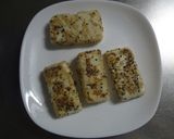 ごまをまぶした豆腐の揚げない揚げ出し！？作り方5写真
