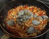 ボンゴレロッソ☆あさりとトマトのパスタ作り方6写真