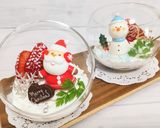 スノードームみたいな簡単クリスマスケーキ作り方7写真