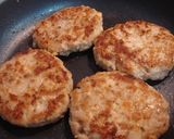 レンコン入り照り焼きハンバーグ♪作り方10写真