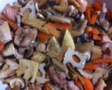 超簡単...丼で..7分..五目ご飯の具作り方7写真