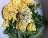 超簡単..丼&カップで.4分.水菜サラダ作り方9写真