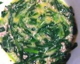 超簡単...ひき肉&にら たまご焼き作り方6写真