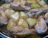 フライパンで、鶏肉と大根のこっくり煮♪作り方4写真