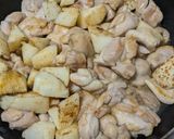 鶏もも肉と長芋の甘辛炒め作り方5写真