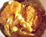 残ったカツでカツ丼★作り方5写真