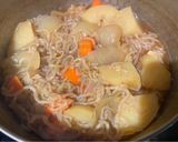 肉じゃがカレー味☆作り方7写真