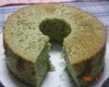 春の香りの　よもぎのシフォンケーキ作り方3写真