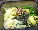 じゃが芋・筍・オクラの塩麹ごま和え作り方6写真