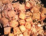 とろ〜り濃厚♪納豆マーボー高野豆腐作り方2写真