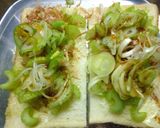 セロリ×葱の和風カレートースト作り方4写真
