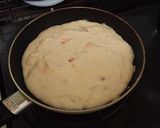 ビッグホットケーキ☆惣菜パン風作り方4写真