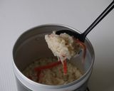 ソーラークッカーカニ雑炊作り方8写真