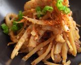 たけのことちくわ☆旨辛きんぴら作り方5写真