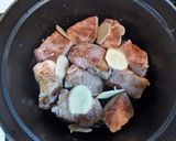 葱たっぷり豚肩ロースの簡単角煮♪作り方4写真