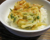 ちくわと桜えびと三つ葉かき揚げ丼作り方9写真